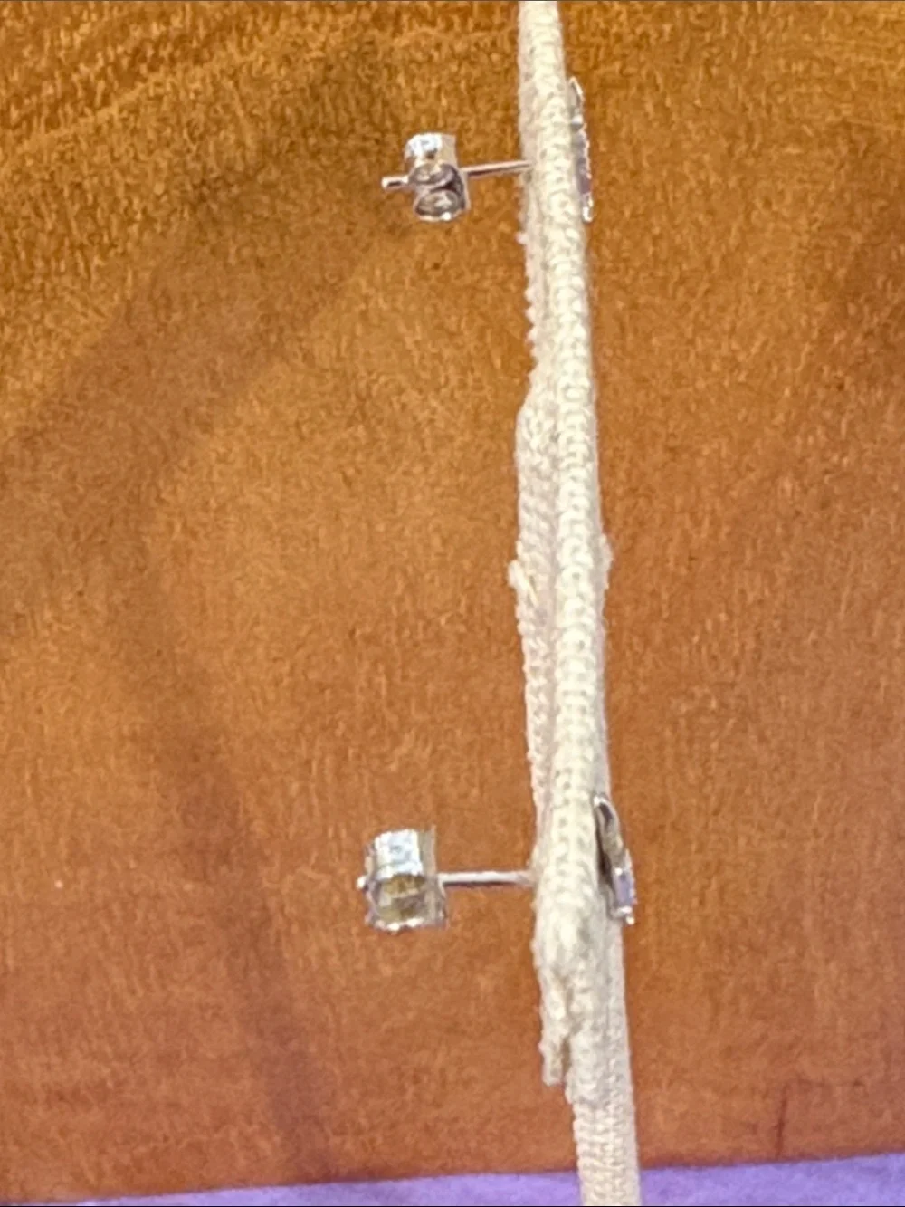 White Gold & Diamond Arrow Stud Earrings by Shelly Bermont
